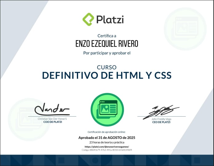 Certificado Definitivo HTML y CSS
